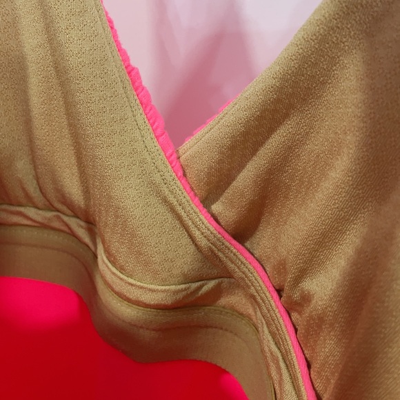 Lululemon Ruched Racerback Tank Neon Coral/Pink - Picture 8 of 8